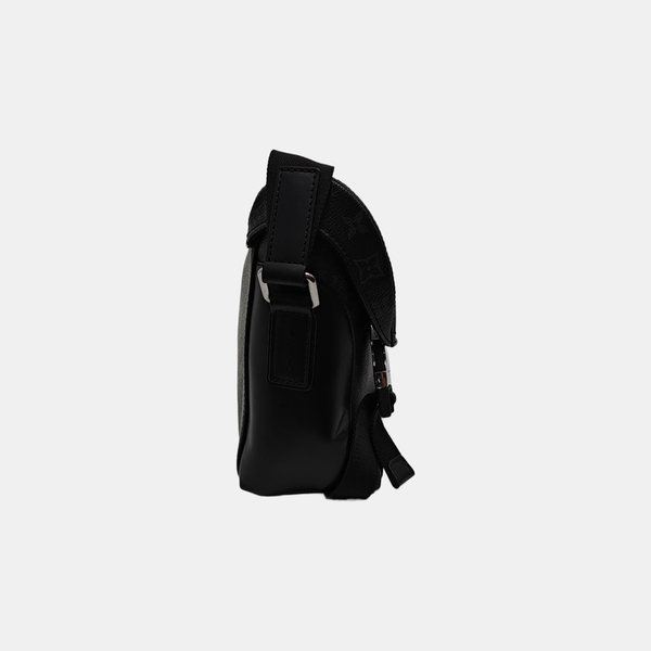 VOYAGER PM Monogram Coated Canvas Black