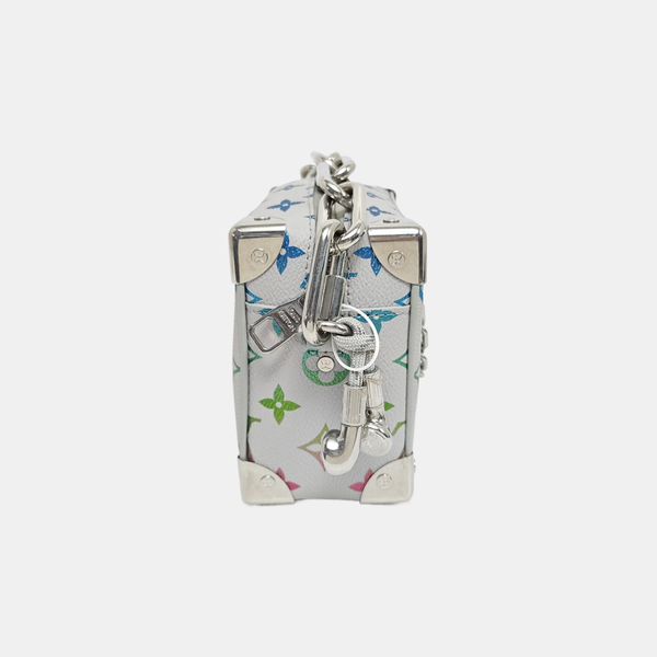 SOFT TRUNK Mini Monogram Coated Canvas White