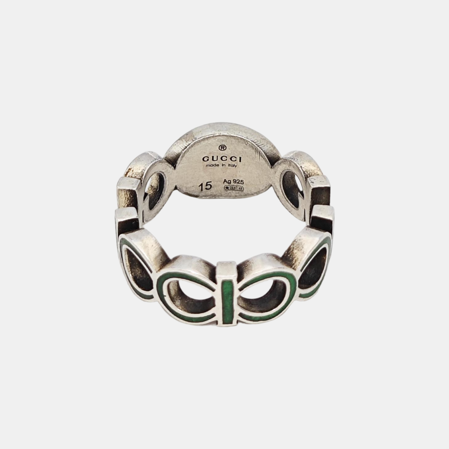925 Sterling Silver Ring HK 15