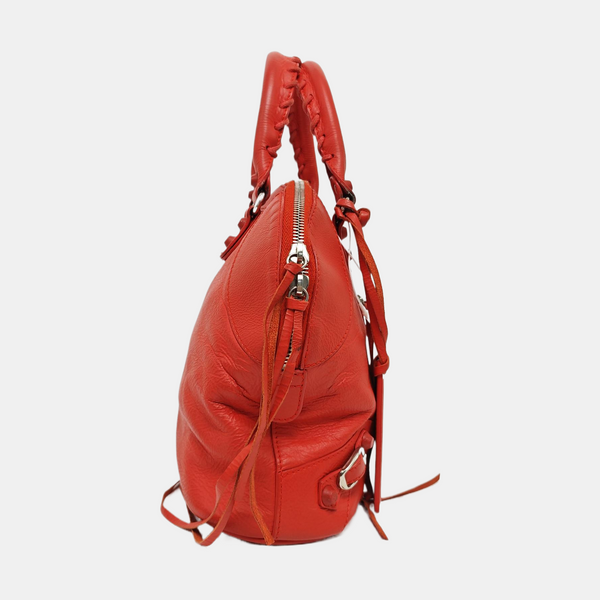 Calfskin Shoulder Bag Red