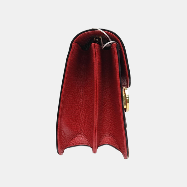 Authenticated pre-owned  Interlocking G Small Calfskin Red - Shoulder Bag at Looply