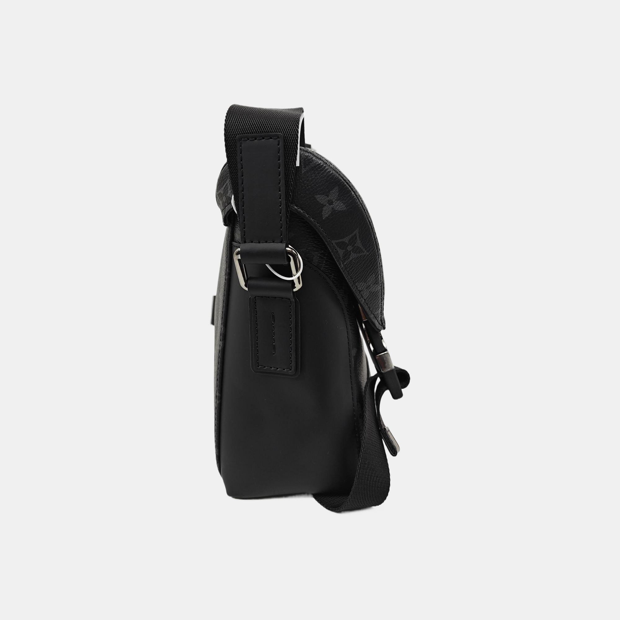 VOYAGER PM Monogram Coated Canvas Black