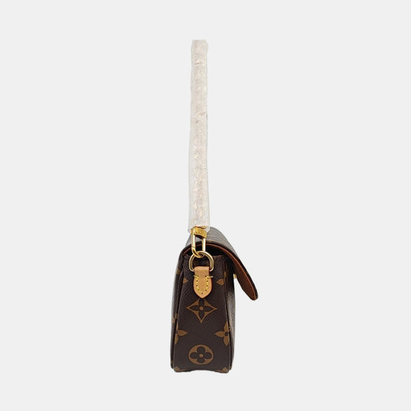 IVY Monogram Coated Canvas Brown