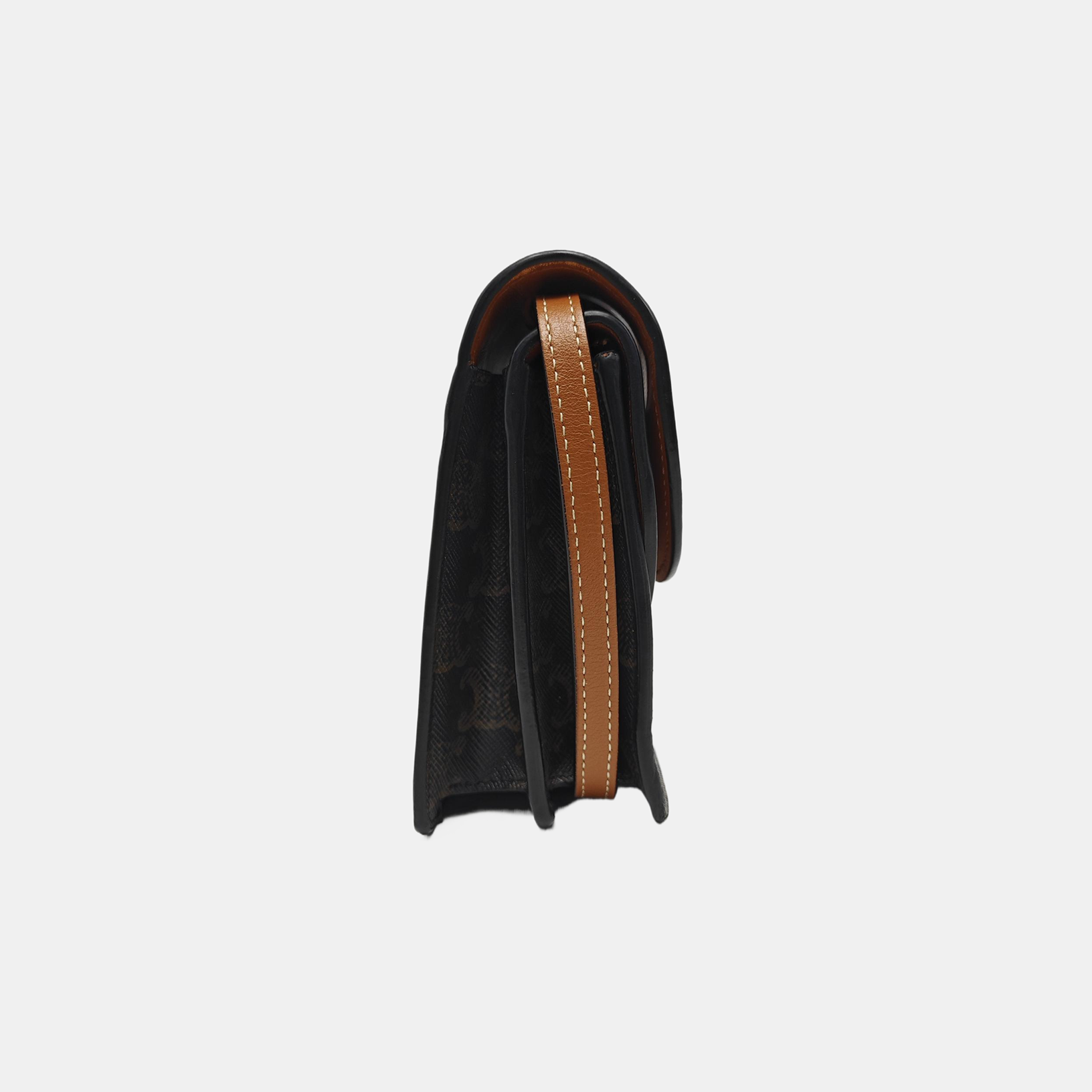 TRIOMPHE CANVAS Small Coated Canvas Brown
