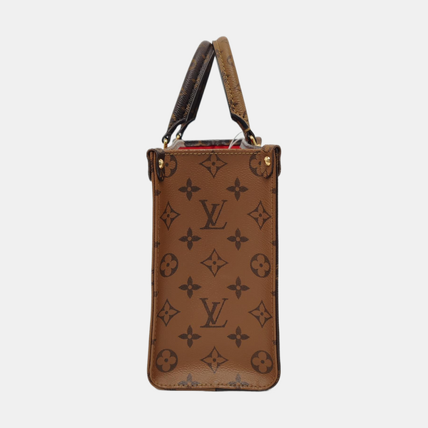 ONTHEGO PM Monogram Coated Canvas Brown