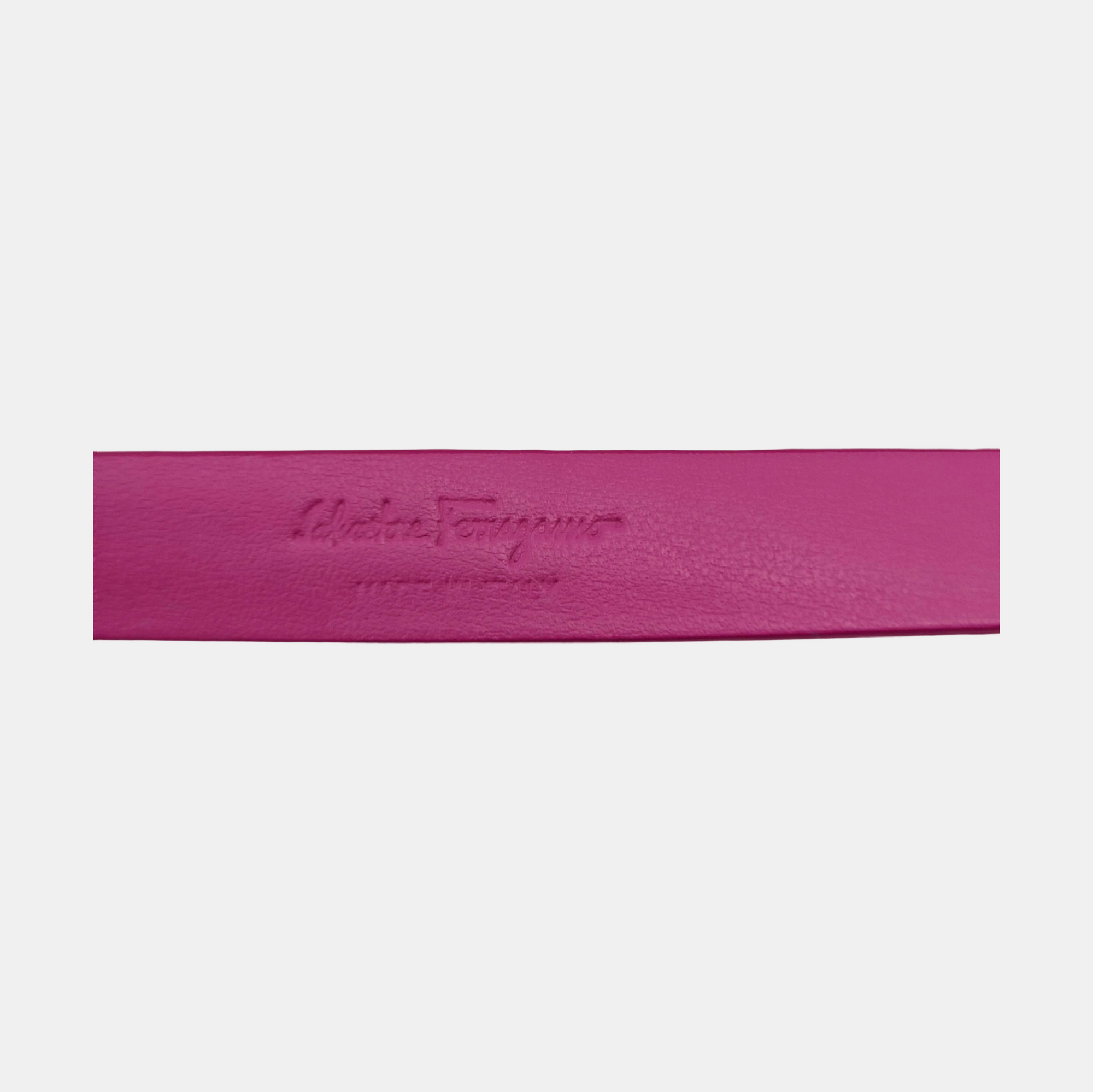 Leather Belt Purple