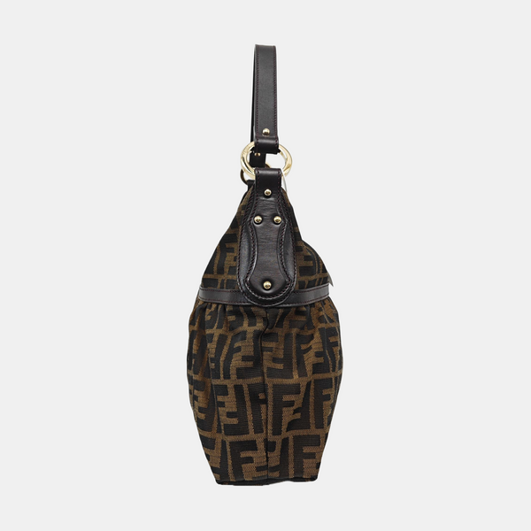 Canvas Top Handle Bag Brown
