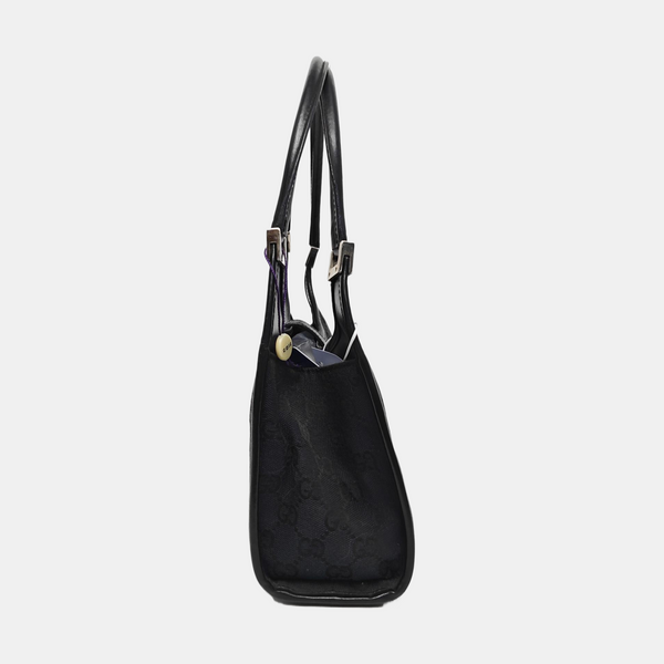 Bardot Monogram Canvas Black