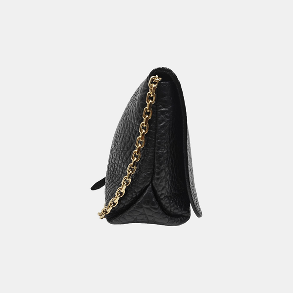 Langley Calfskin Black