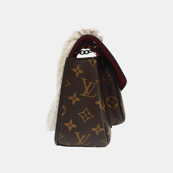 PASSY Monogram Coated Canvas Brown