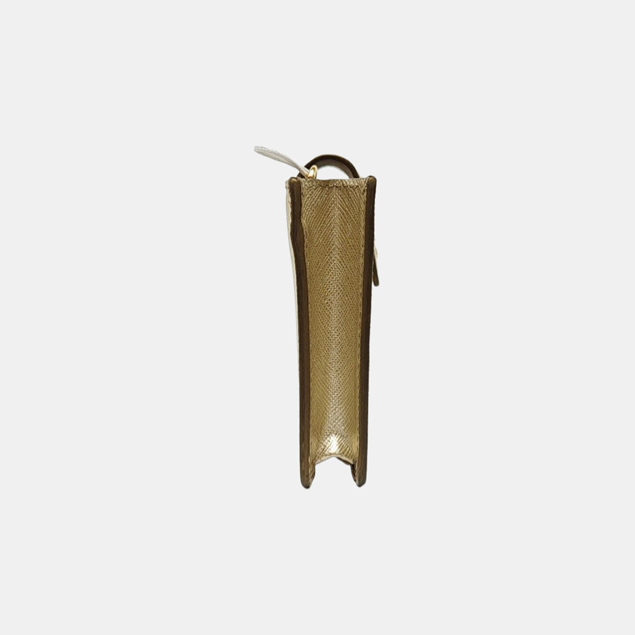 Saffiano Calfskin Shoulder Bag Beige