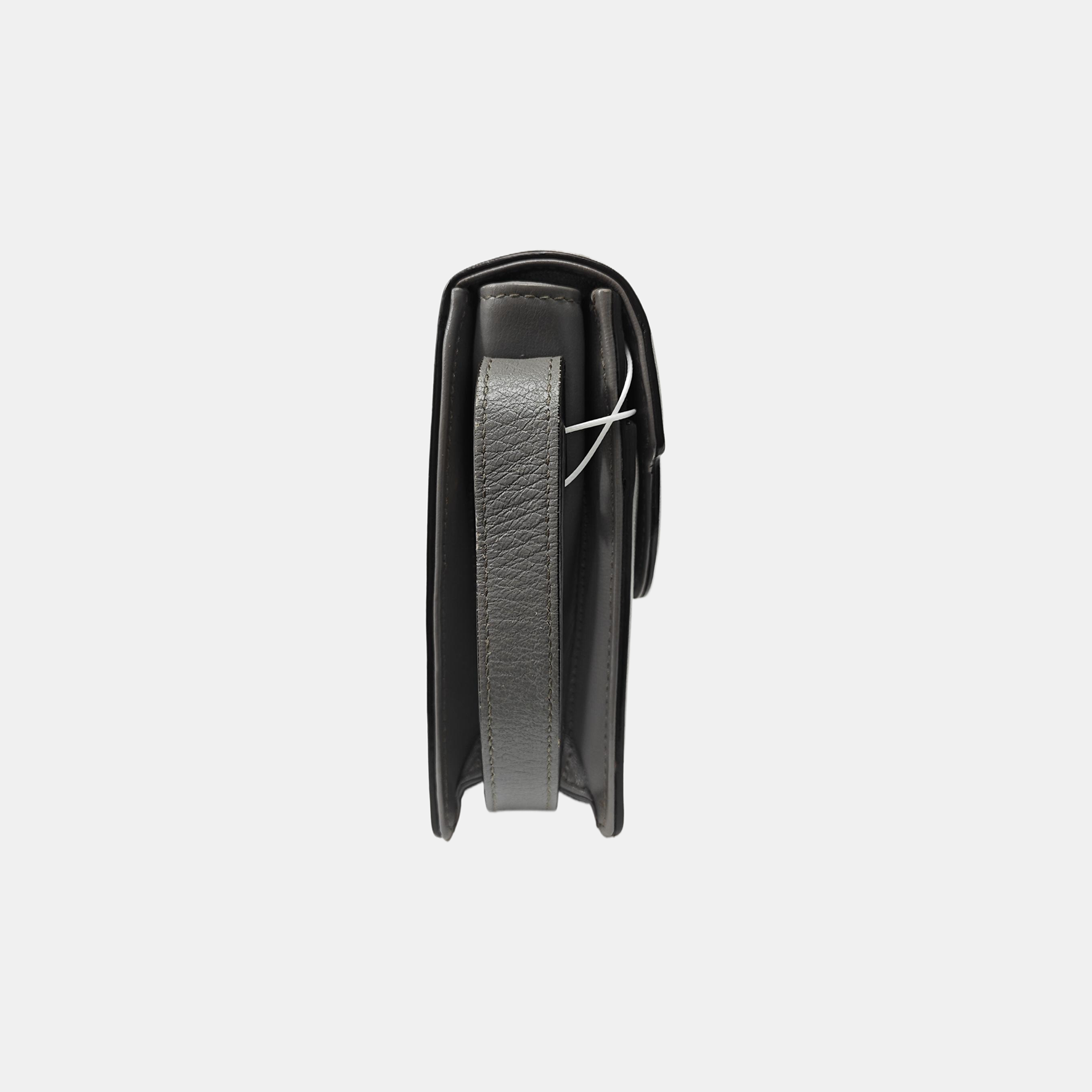 GG Ring Small Calfskin Gray