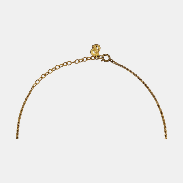 Petit CD Metal Gold Necklace