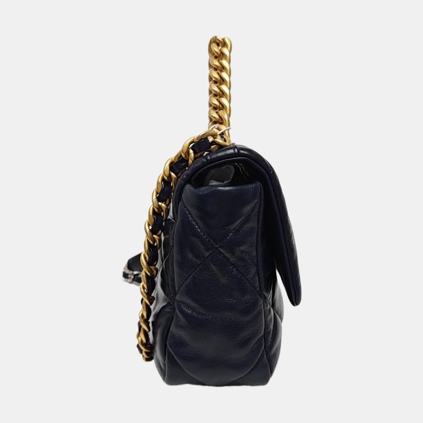 CHANEL 19 Small Quilted Lambskin Blue