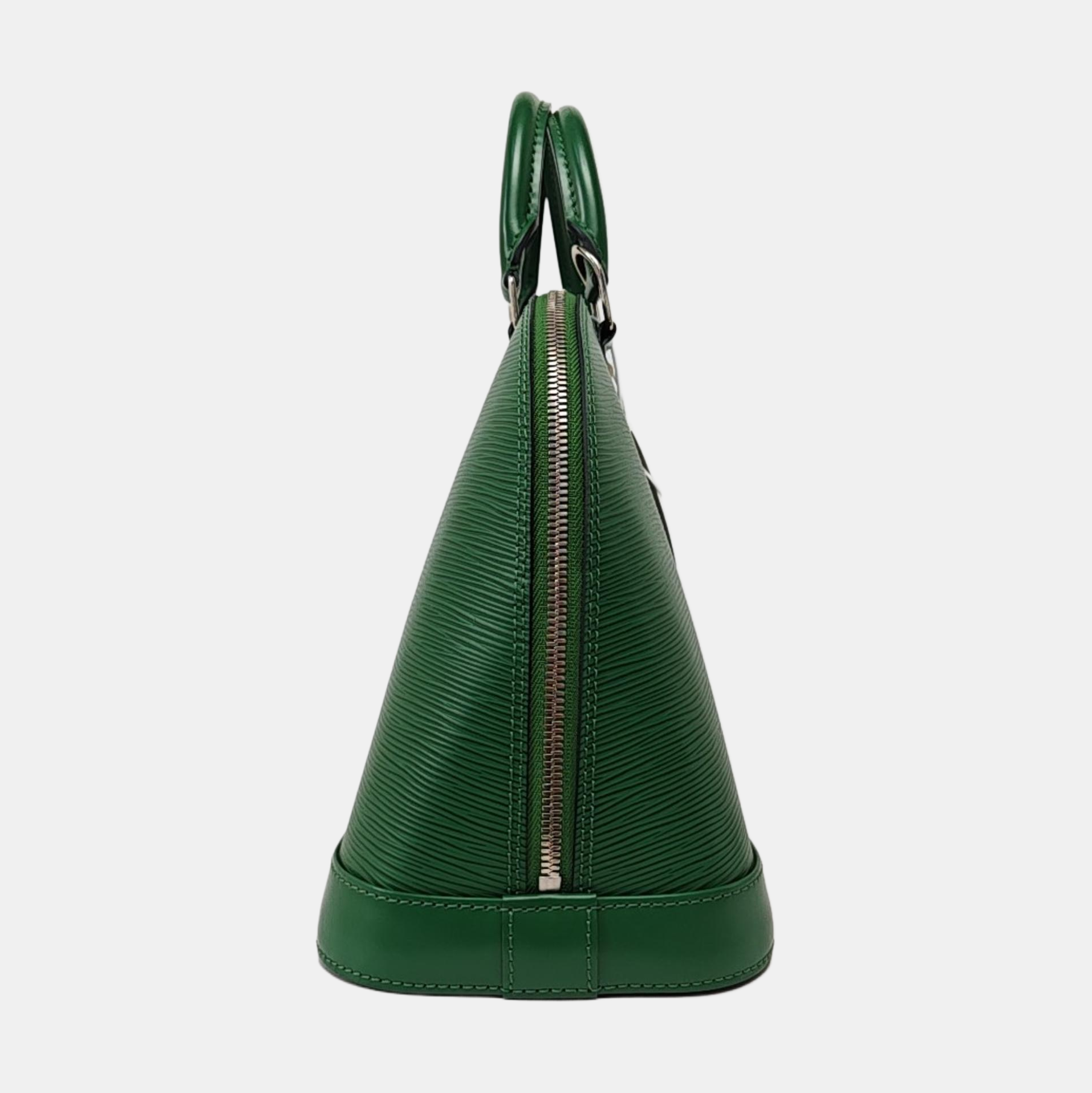 Authenticated pre-owned  ALMA PM Epi Green - Top Handle Bag at Looply