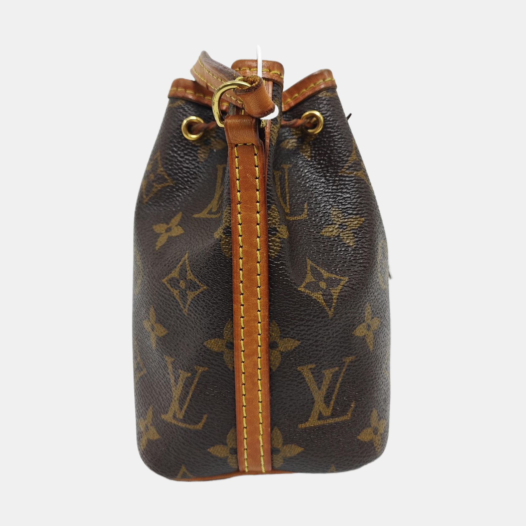 NÉONOÉ Nano Monogram Coated Canvas Brown