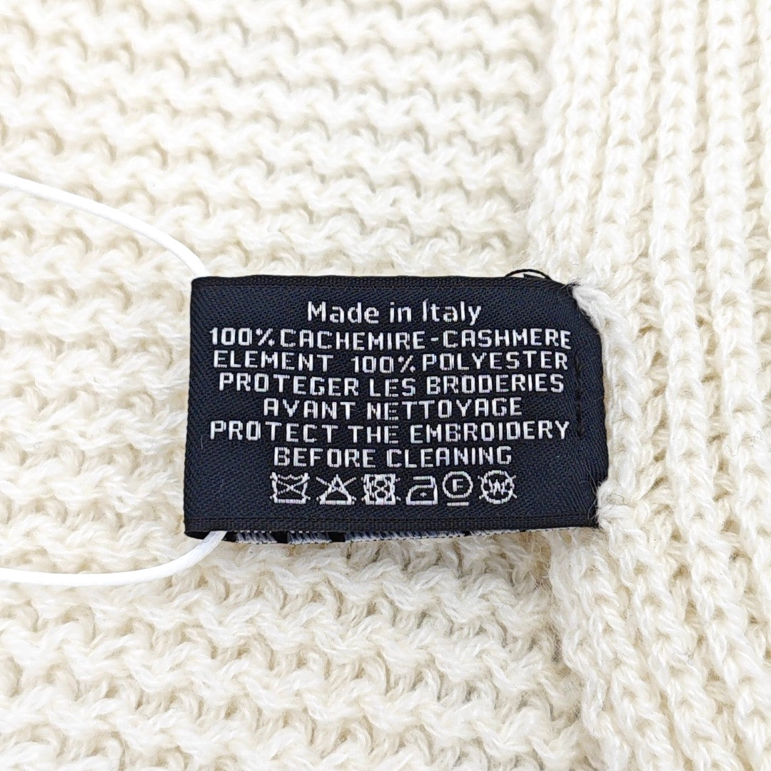 Cashmere Scarf White