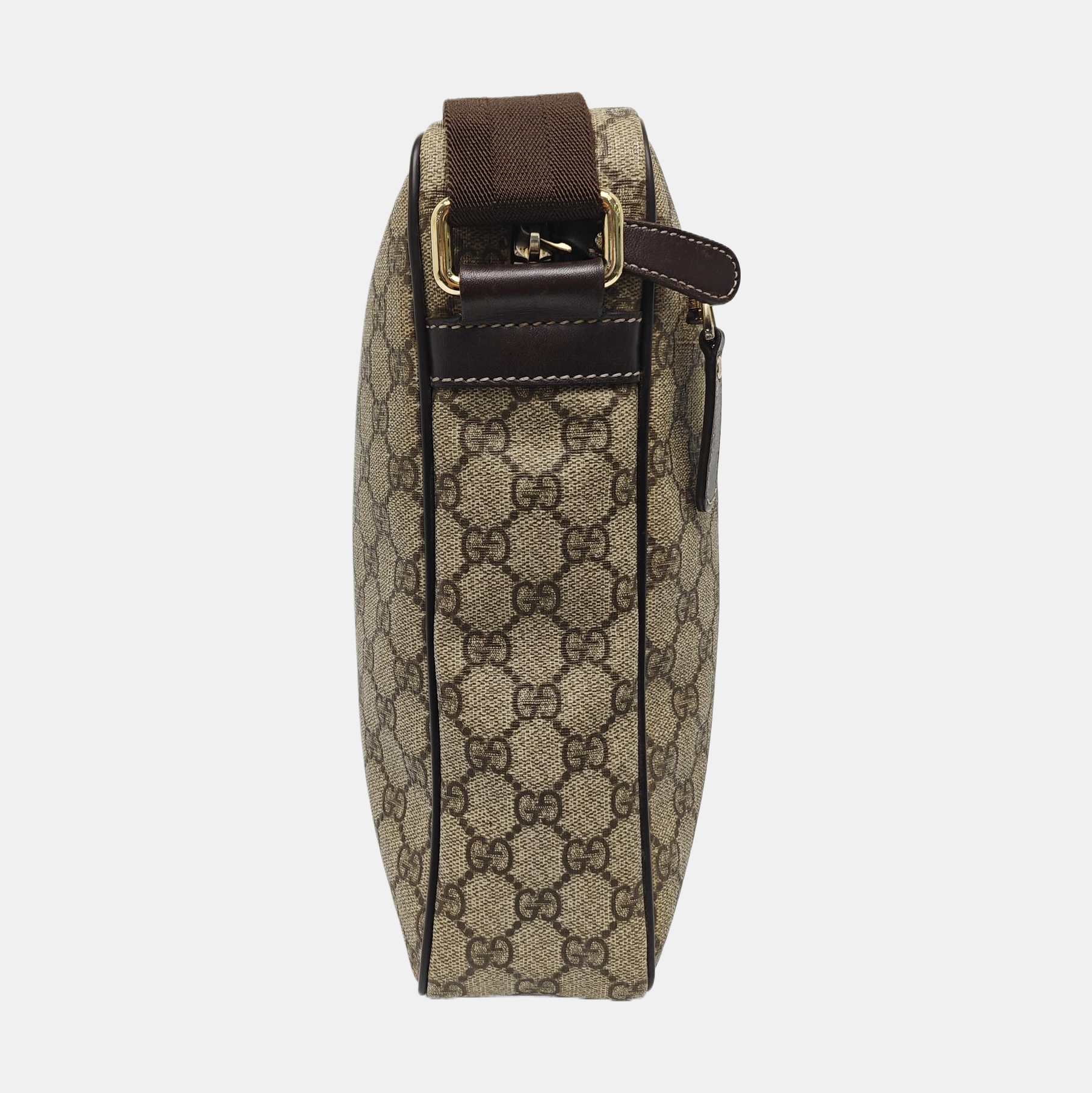 GG Supreme Monogram Coated Canvas Black