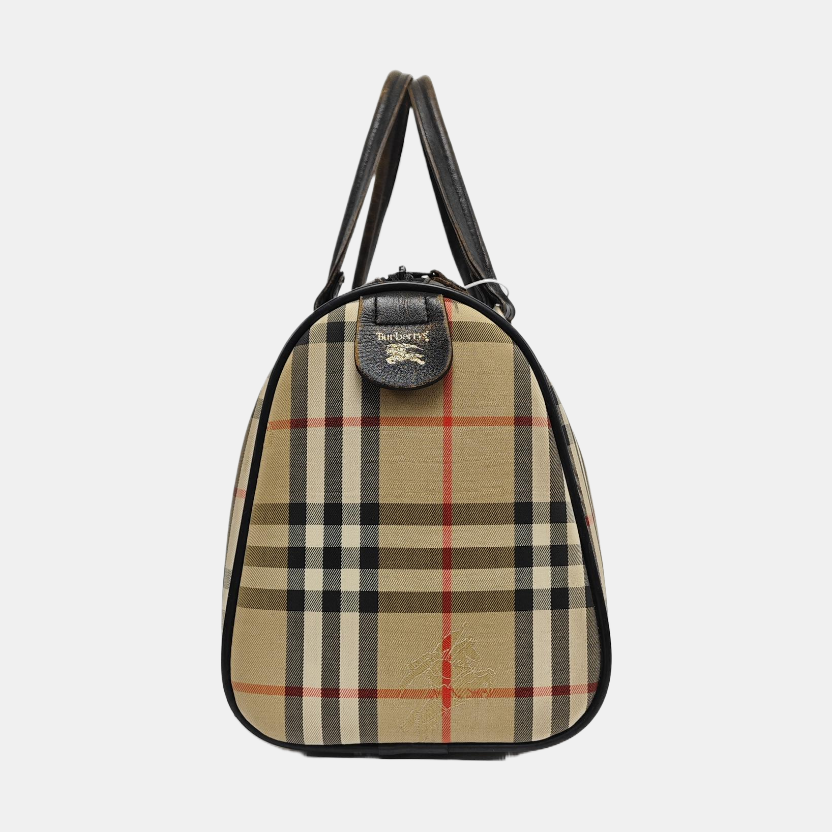 Canvas Top Handle Bag Beige