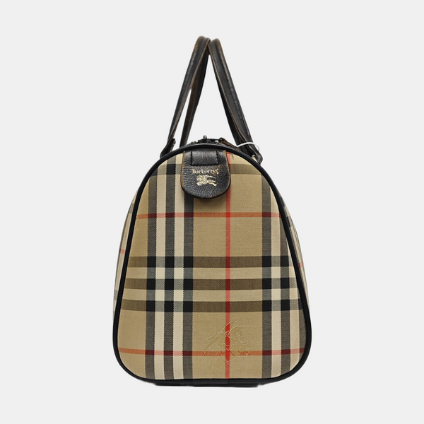 Canvas Top Handle Bag Beige