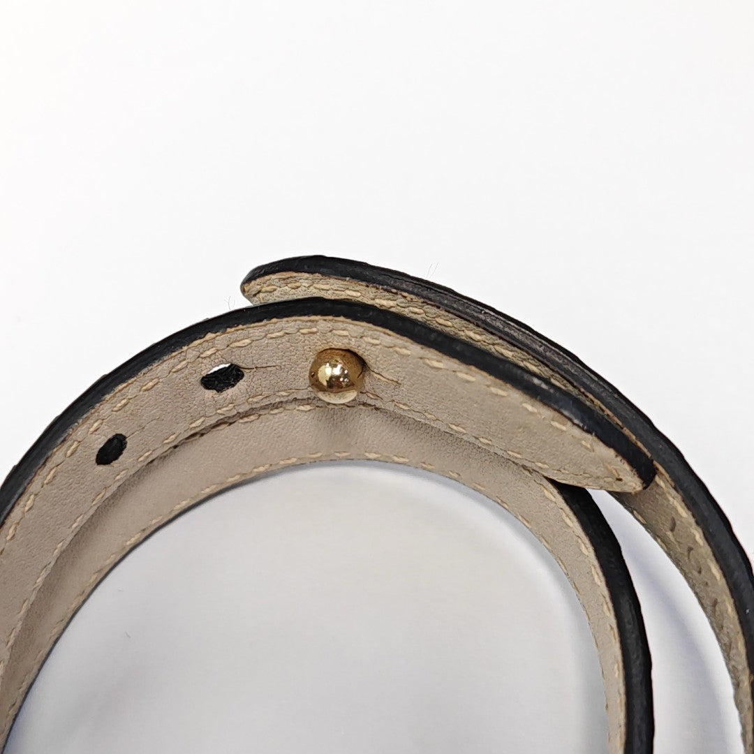 SERPENTI Brass Black Bangle