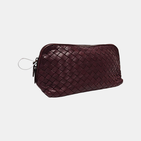 Lambskin Clutch Red