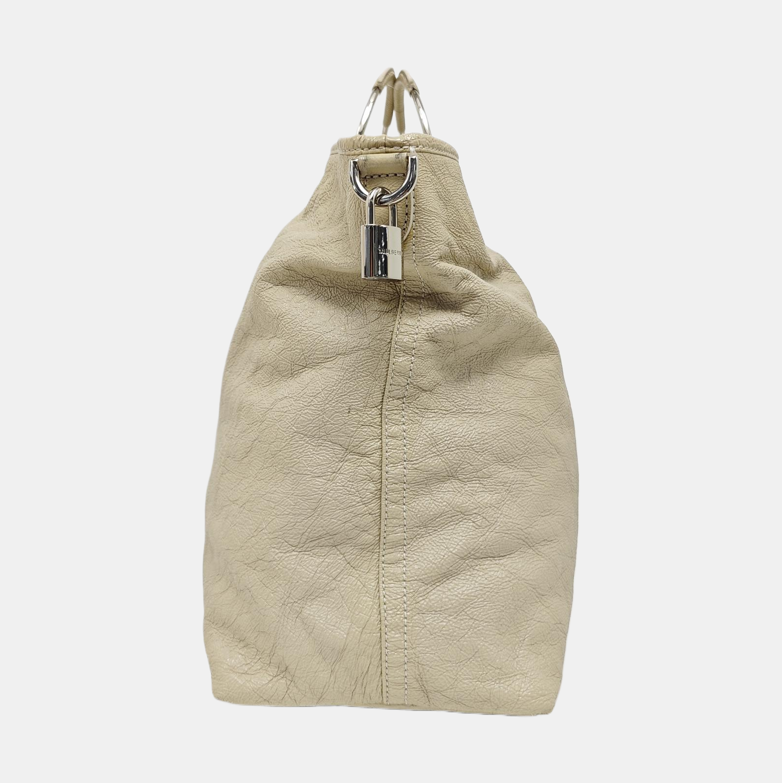 Calfskin Shoulder Bag Gray