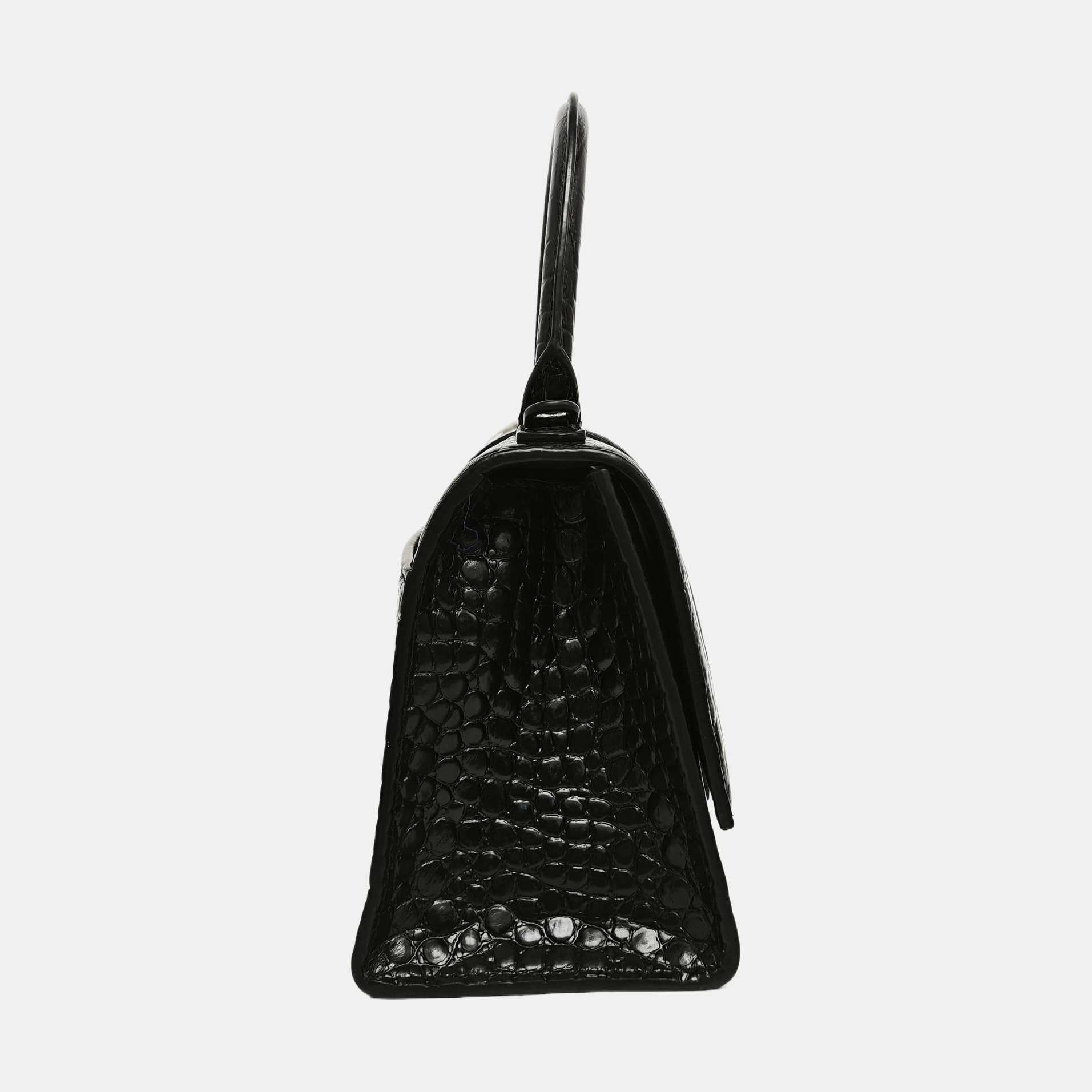 Hourglass S Calfskin Black