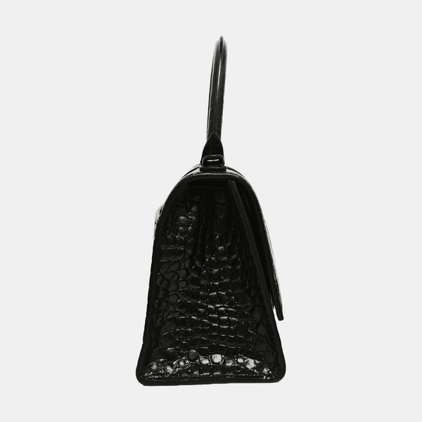 Hourglass S Calfskin Black