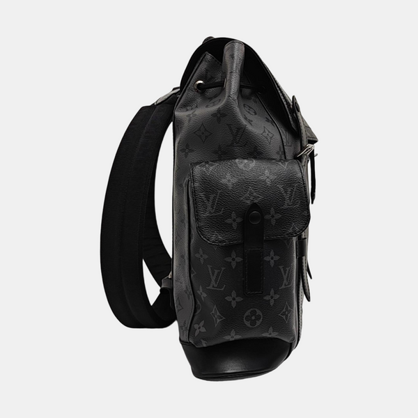 CHRISTOPHER PM Monogram Coated Canvas Gray