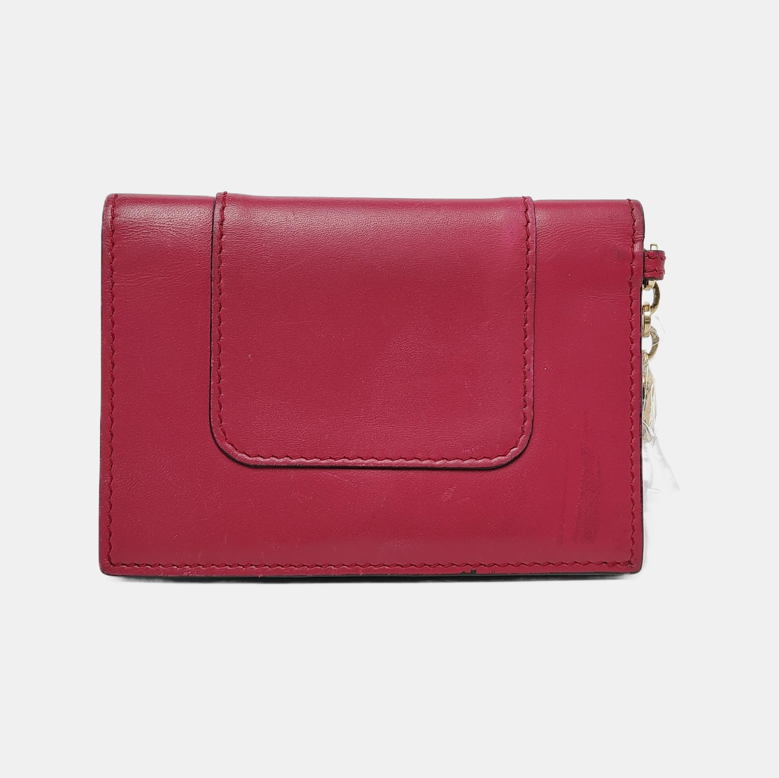 SERPENTI FOREVER Calfskin Red Wallet