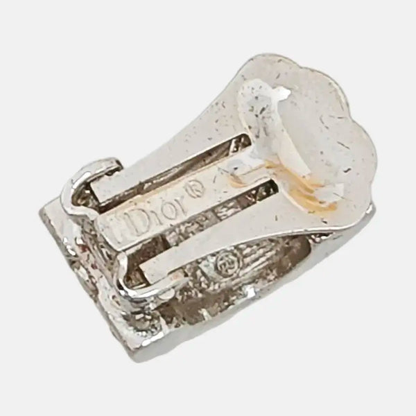Metal Silver Clip On Earrings