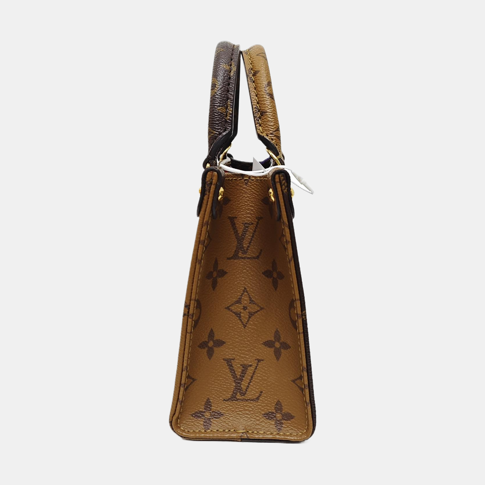 ONTHEGO BB Monogram Coated Canvas Brown