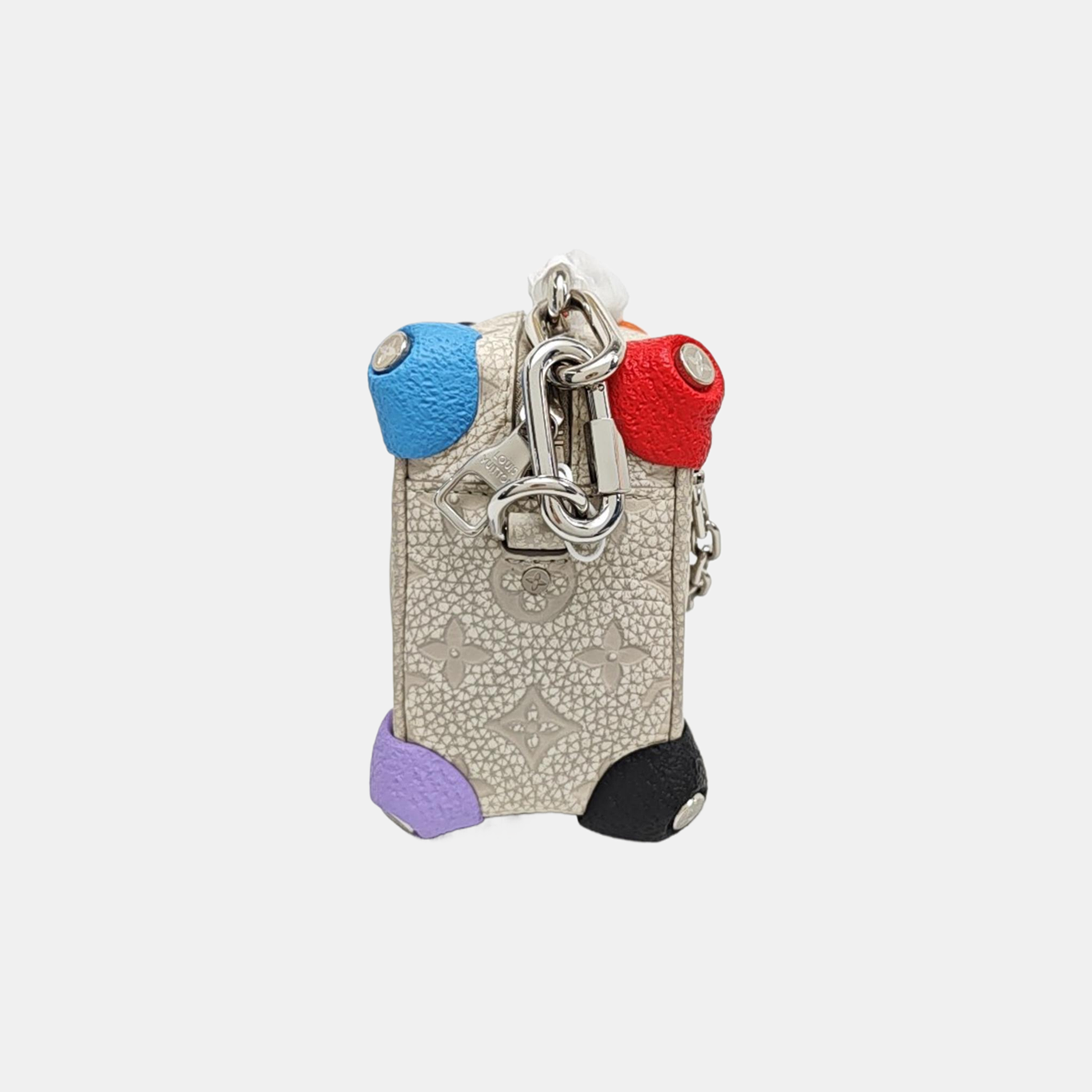 SOFT TRUNK Mini Monogram Calfskin Silver