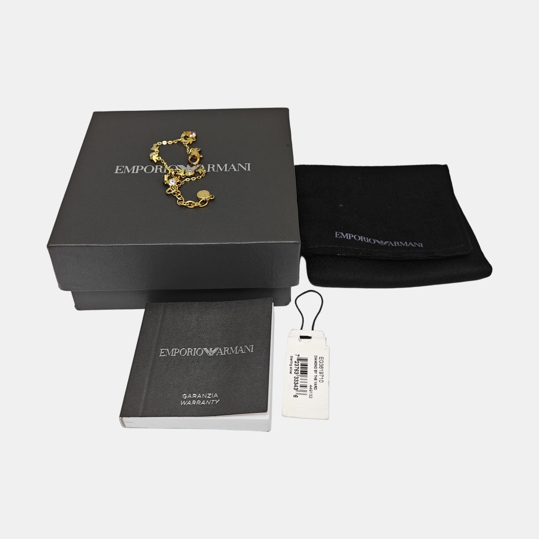 925 Sterling Silver Gold Bracelet