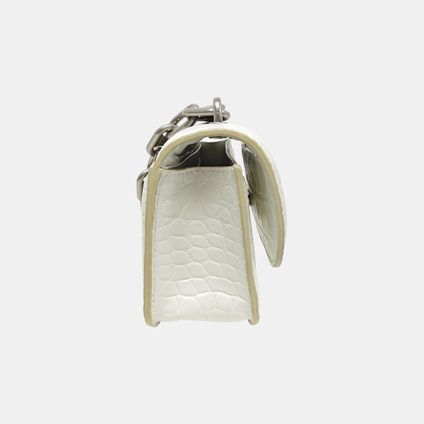 Calfskin Shoulder Bag White