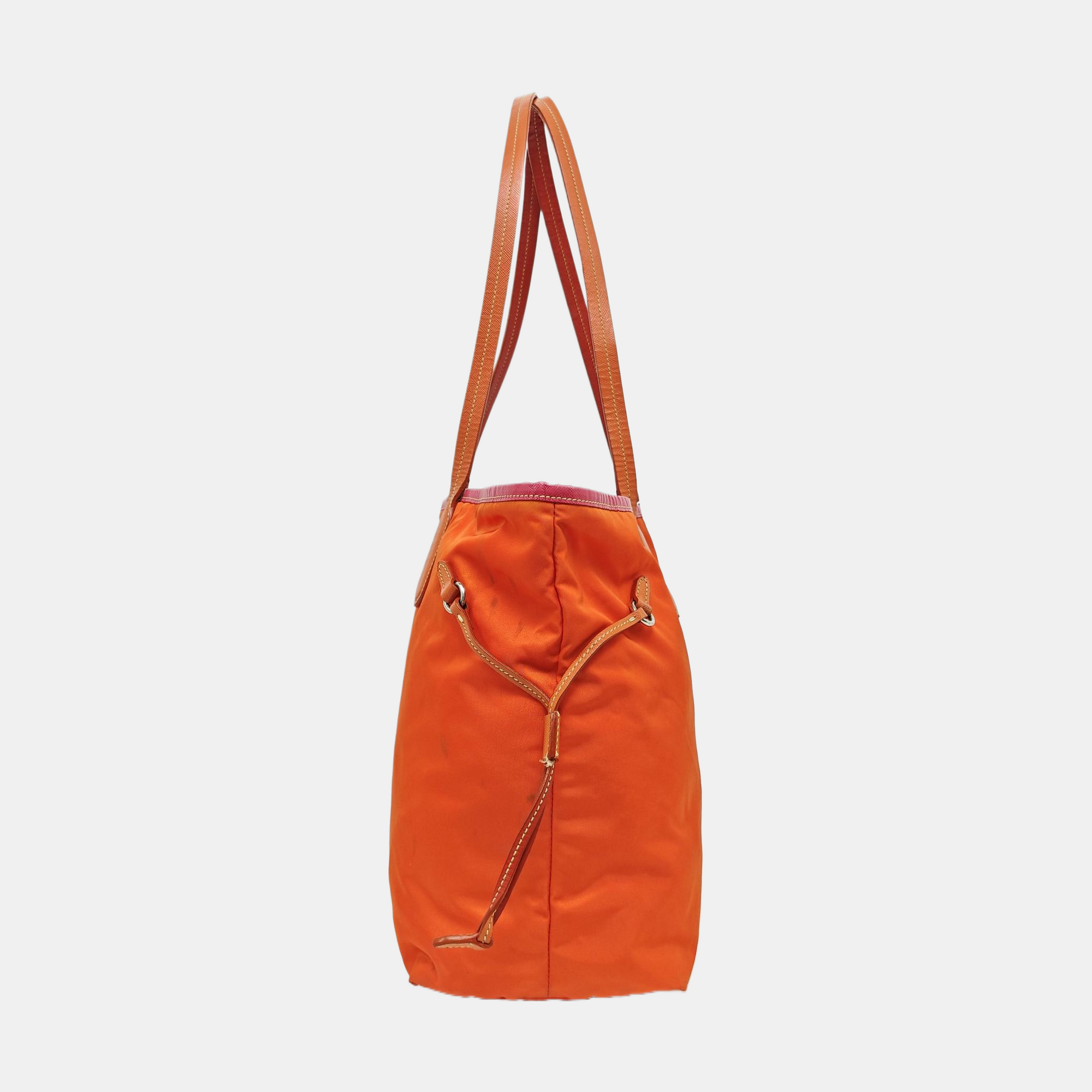 Vitello Phenix Tote Nylon Orange