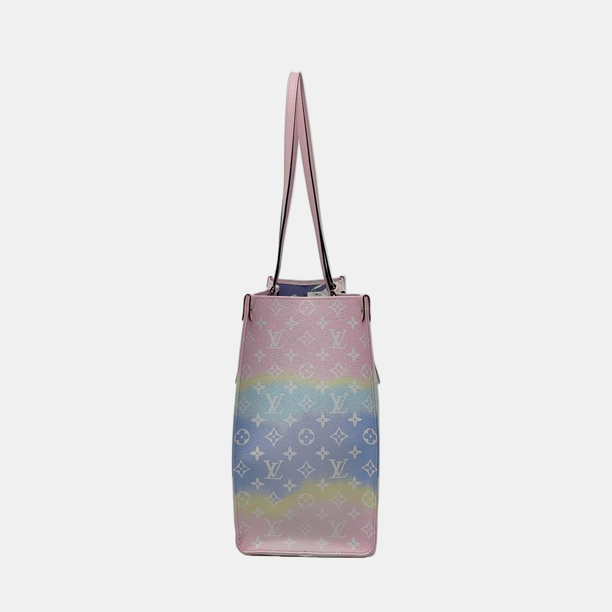 ONTHEGO GM Monogram Coated Canvas Pink