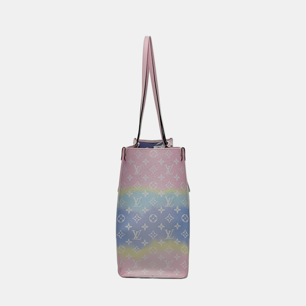 ONTHEGO GM Monogram Coated Canvas Pink