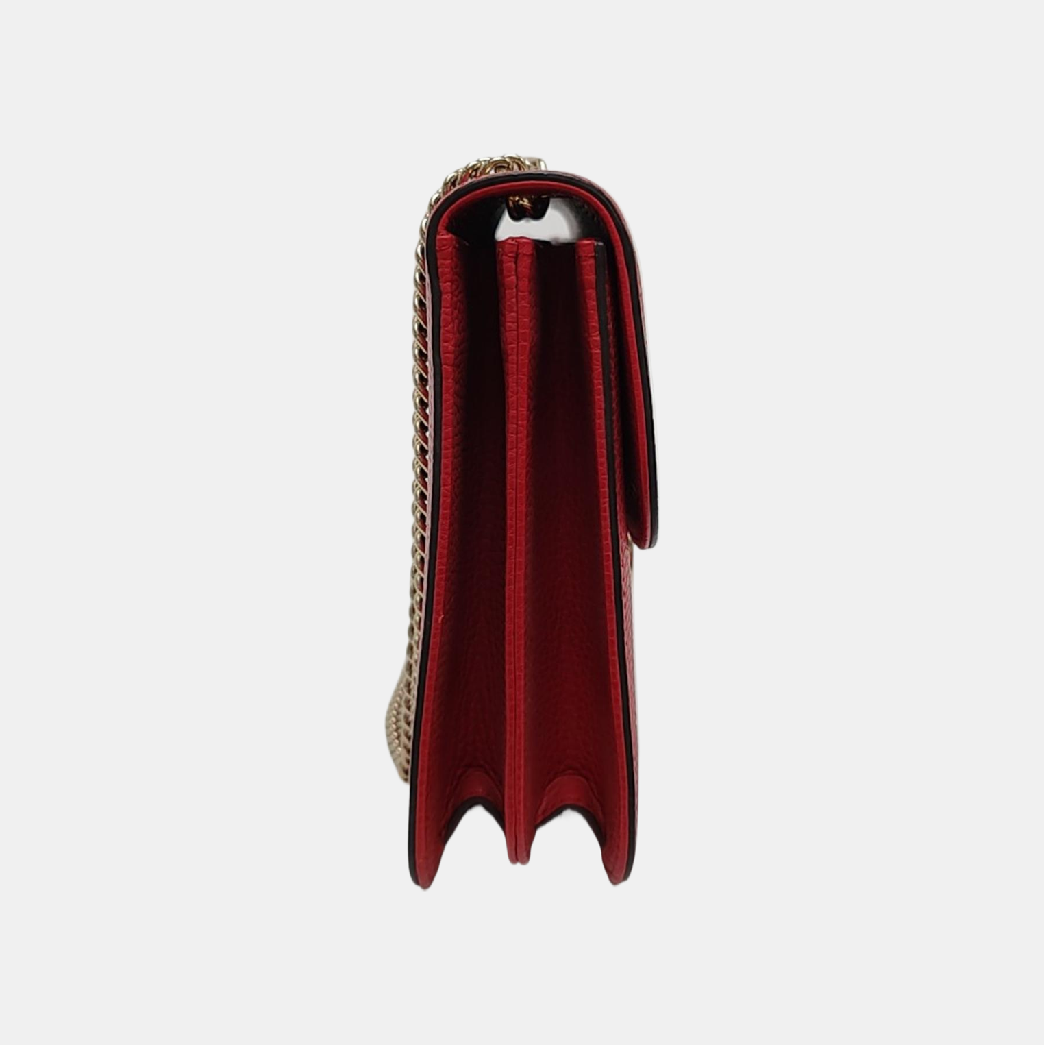 Authenticated pre-owned  Interlocking G Large Calfskin Red - Shoulder Bag at Looply