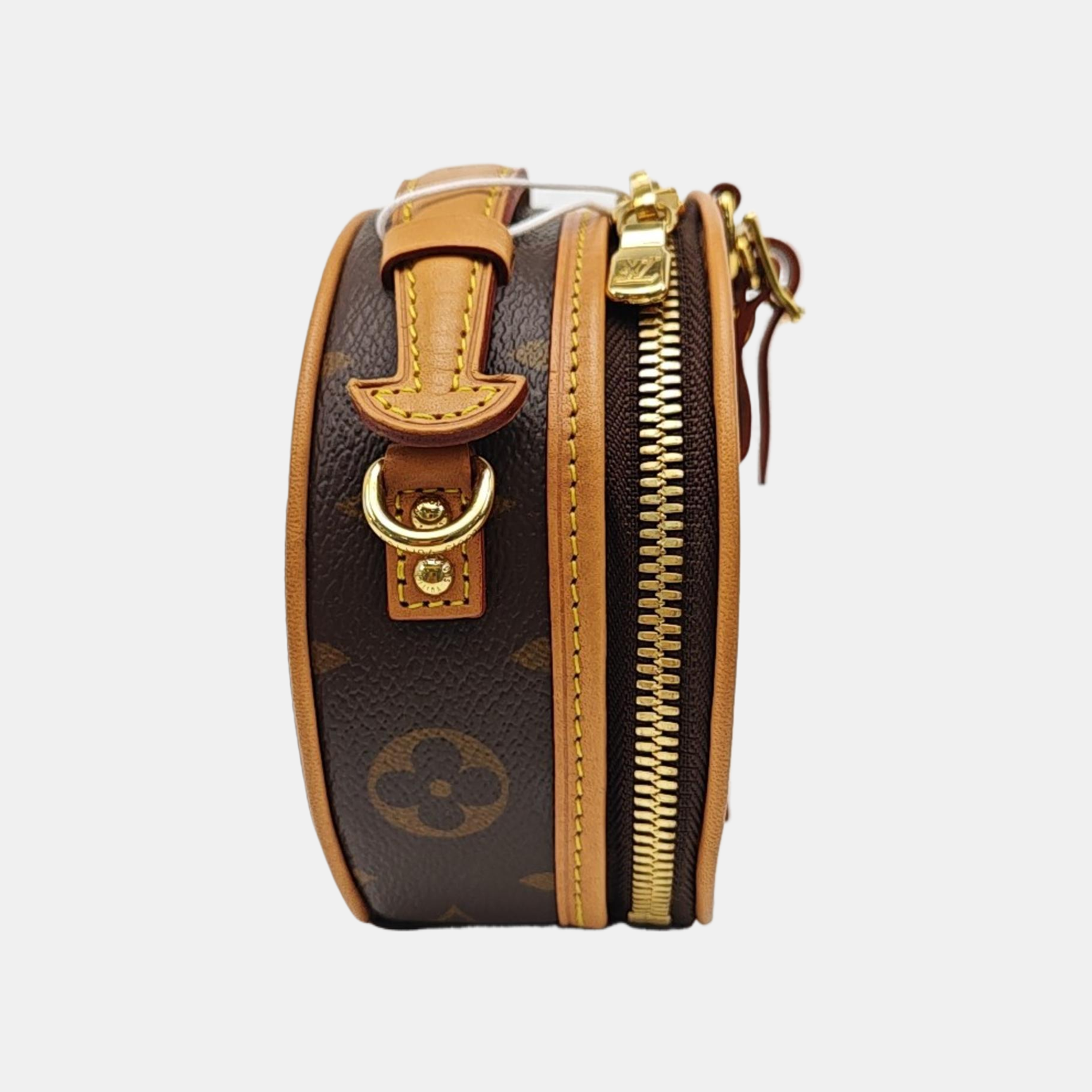 BOITE CHAPEAU Mini Monogram Coated Canvas Brown