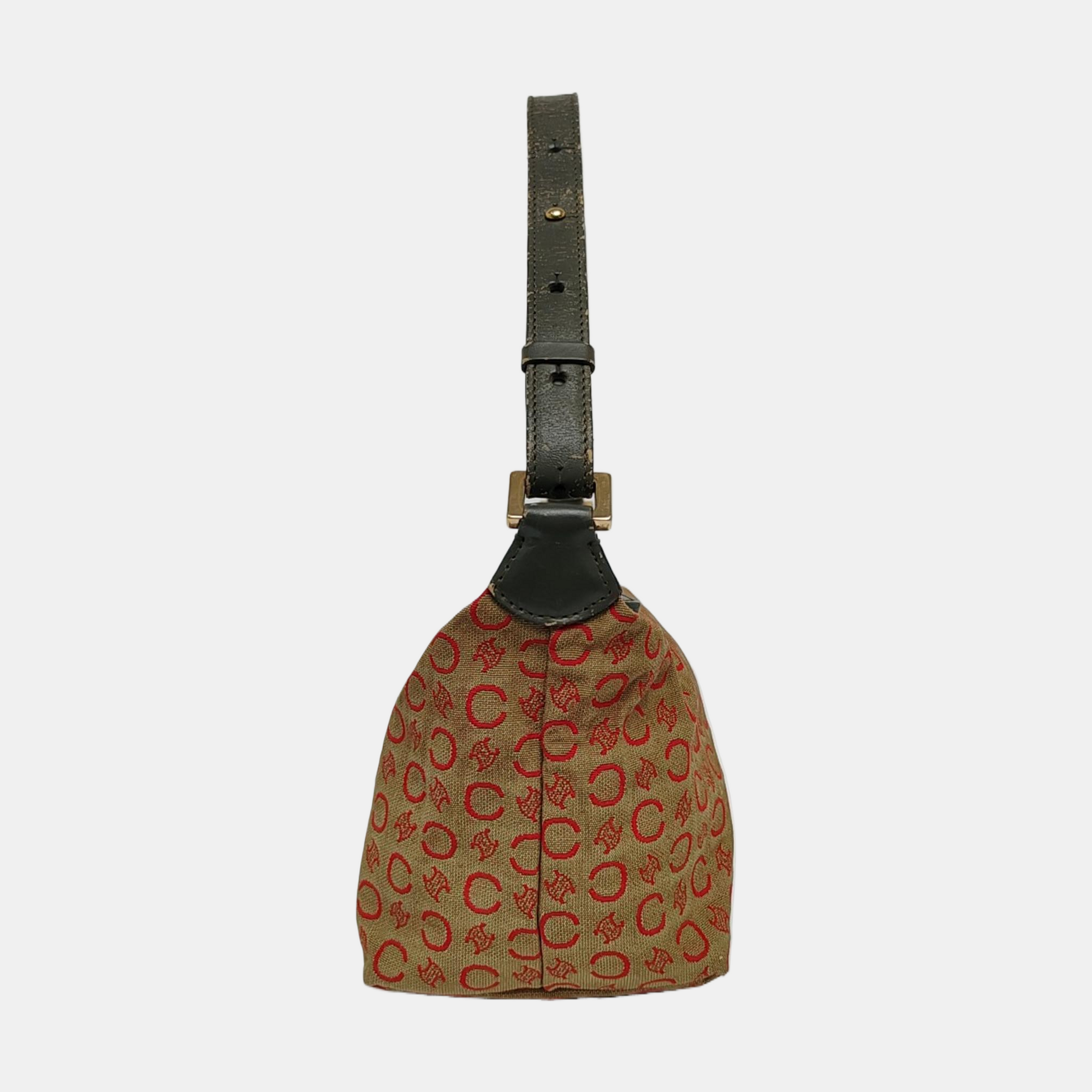 Canvas Top Handle Bag Brown