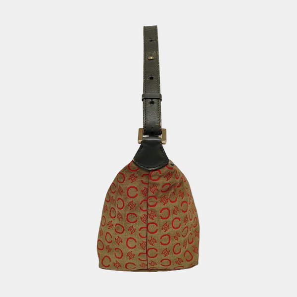 Canvas Top Handle Bag Brown