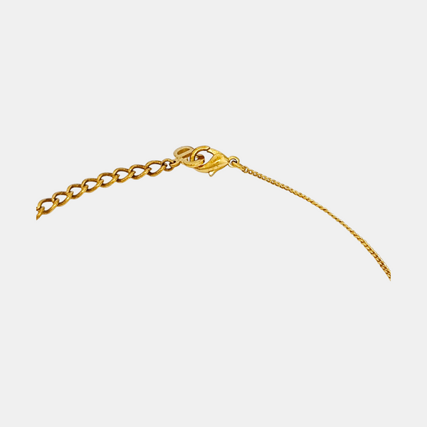 Dior Oblique Metal Gold Necklace