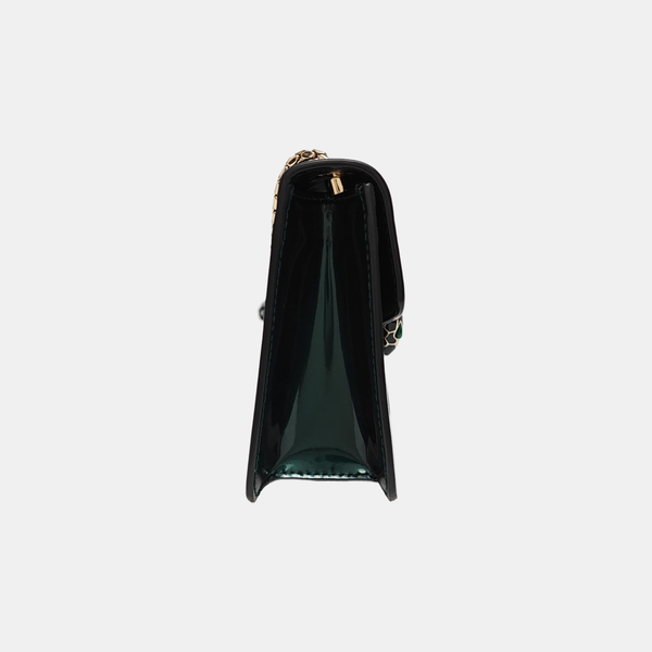 SERPENTI FOREVER Small Patent Leather Green