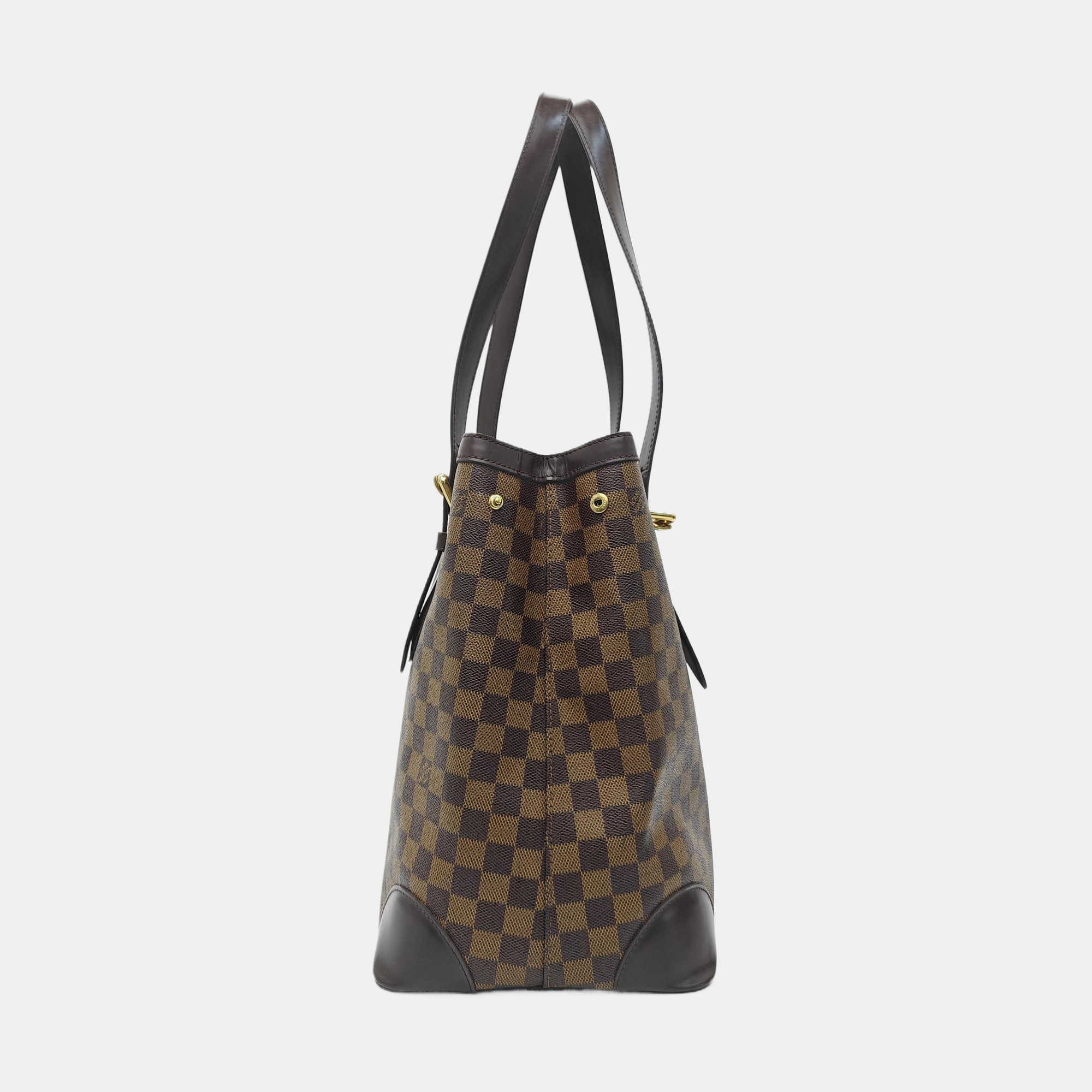 HAMPSTEAD GM Damier Ebene Coated Canvas Brown