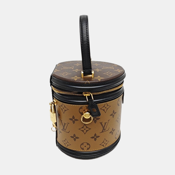 CANNES PM Monogram Coated Canvas Brown