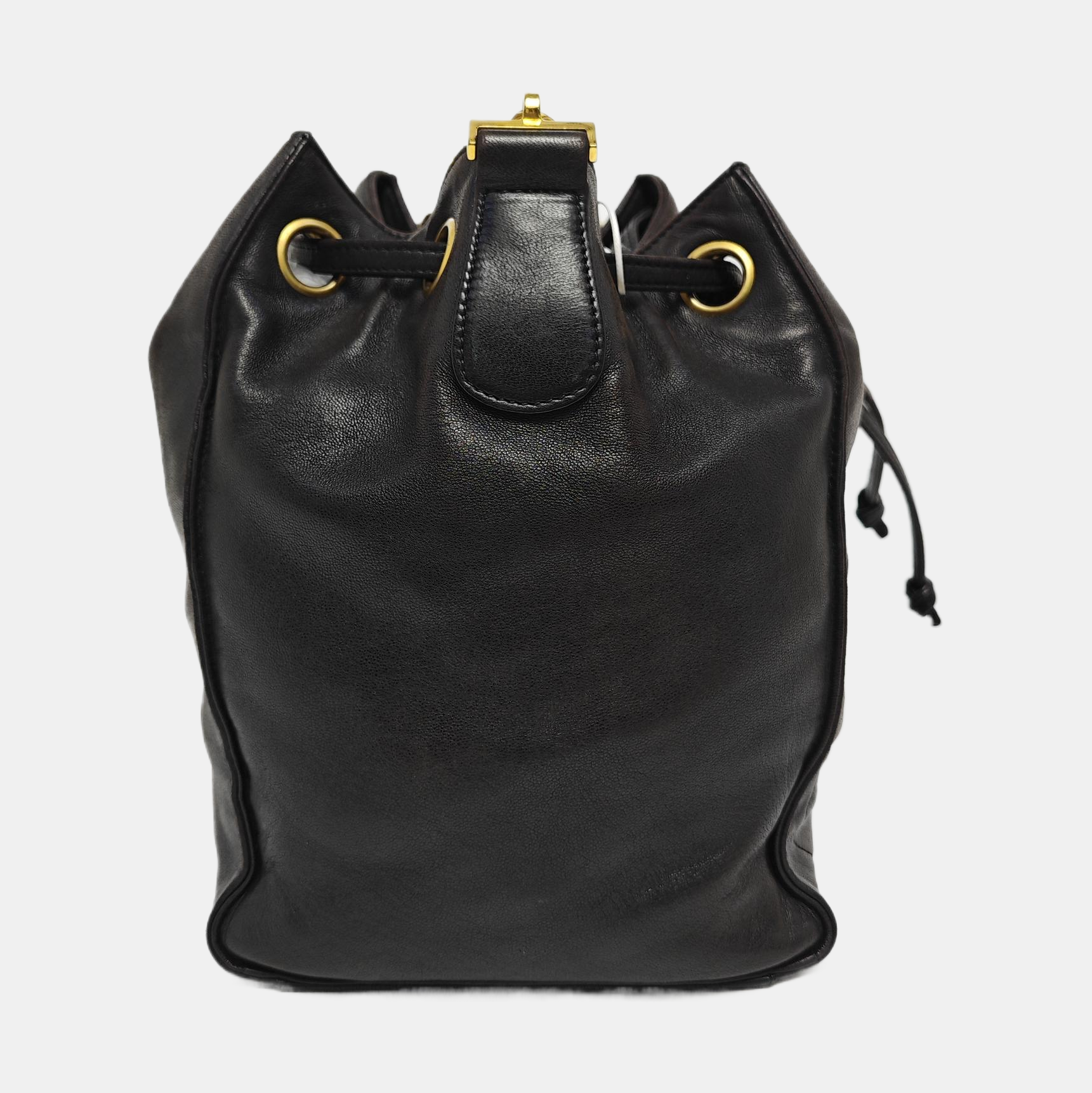 Calfskin Bucket Bag Brown