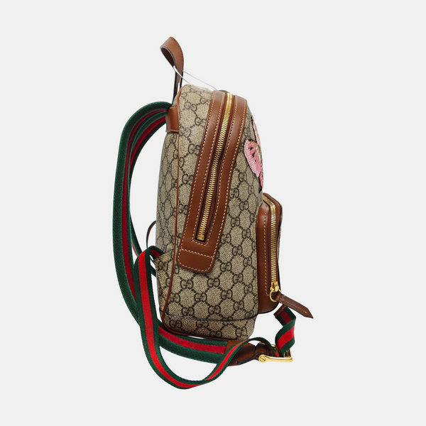 Monogram Coated Canvas Backpack Black