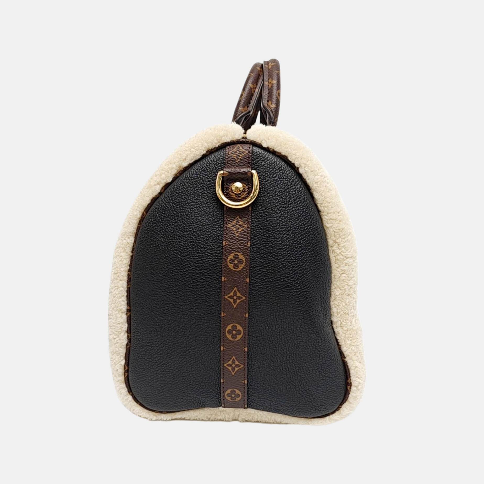 Authenticated pre-owned  SPEEDY 30 Monogram Calfskin Black - Shoulder Bag at Looply